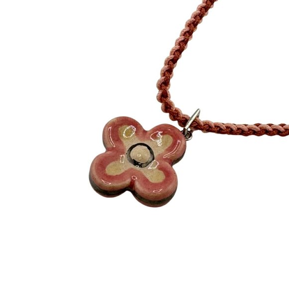 LOUIS VUITTON Collier Fleur Flower Necklace, Pink - Picture 1 of 7